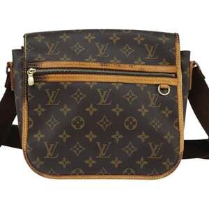 Louis Vuitton Monogram Messenger Bosphore PM Shoulder Bag Brown